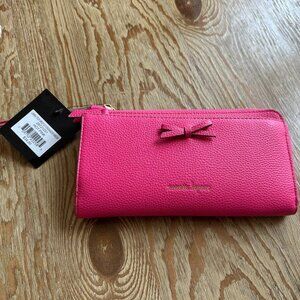 Nanette Lepore Hot Pink Wallet/Pocket Book NWT